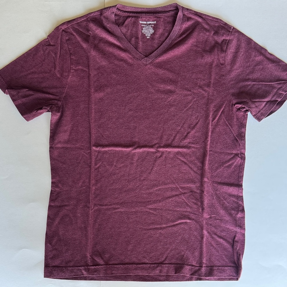 Banana Republic Mens Ref V-Neck Tee Shirt Size S